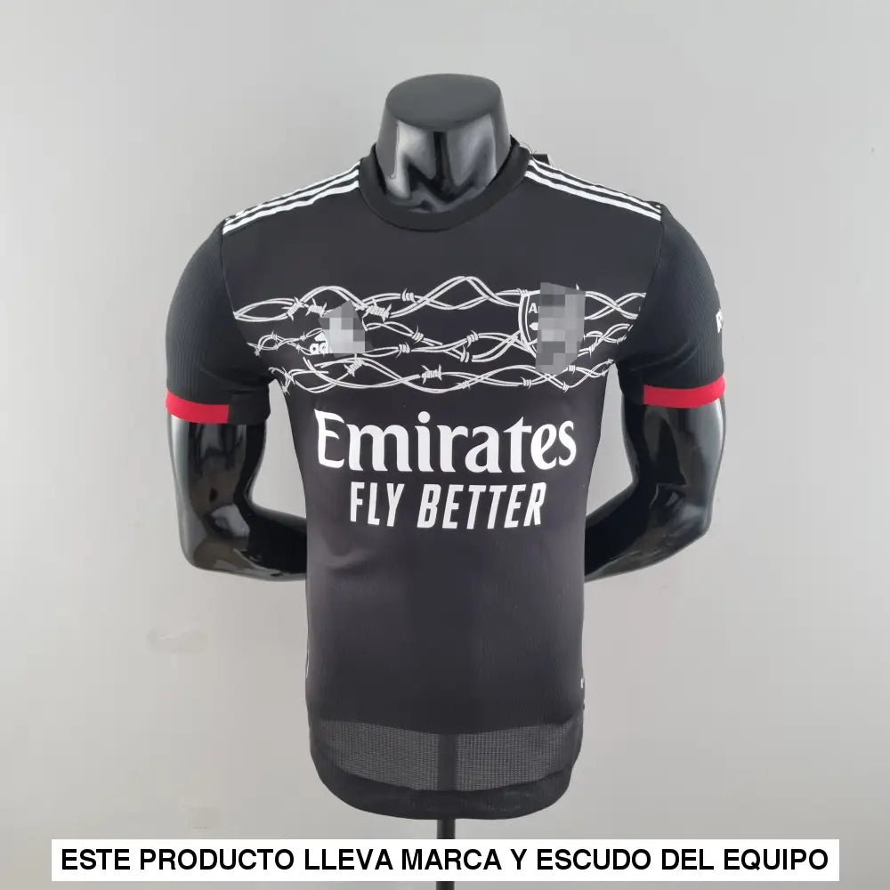 Camiseta Arsenal 22-23, Edicion Especial Negro (Player Version)