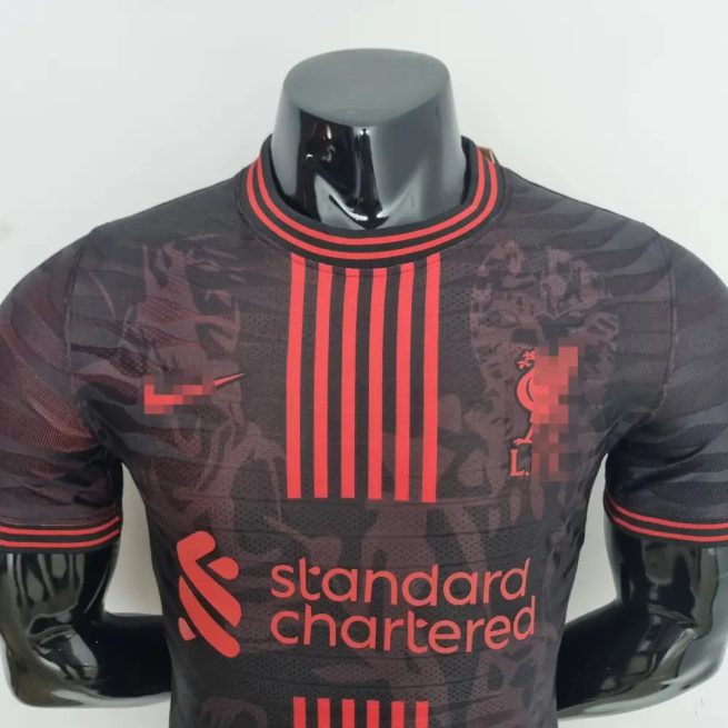 Camiseta Liverpool 22-23, Entreno Negro (Player Version)