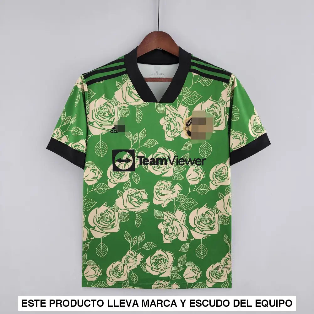 Camiseta Manchester United 22-23, Edicion Especial Rosa Verde