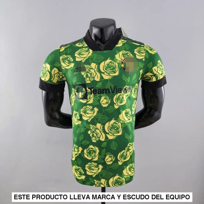 Camiseta Manchester United 22-23, Edicion Especial Rosa Verde (Player Version)