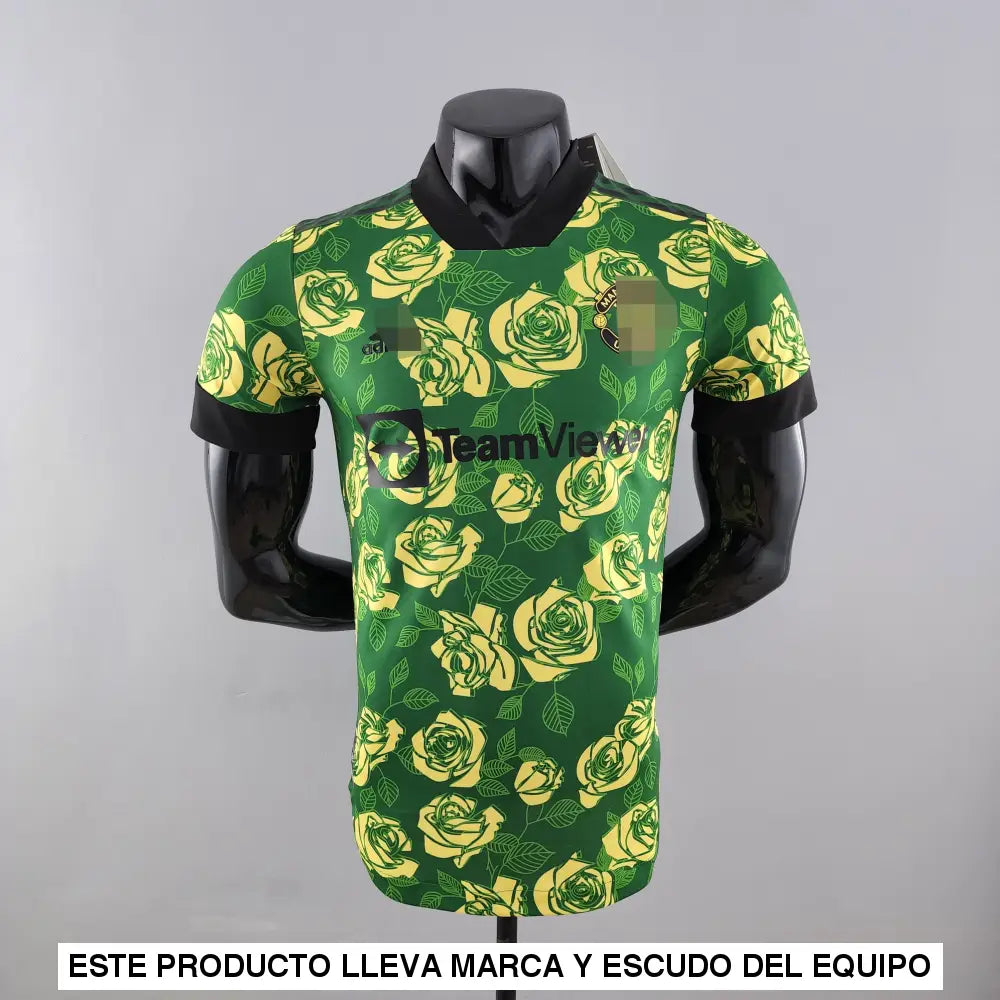Camiseta Manchester United 22-23, Edicion Especial Rosa Verde (Player Version)