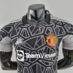 Camiseta Manchester United 22-23, Portero Negro (Player Version)