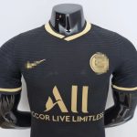 Camiseta PSG 22-23, Alternativa Negro Dorado (Player Version)