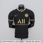 Camiseta PSG 22-23, Alternativa Negro Dorado (Player Version)