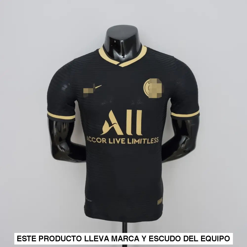 Camiseta PSG 22-23, Alternativa Negro Dorado (Player Version)