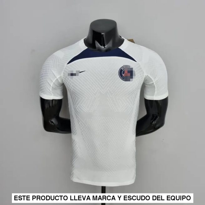 Camiseta PSG 22-23, Entreno Blanco (Player Version)