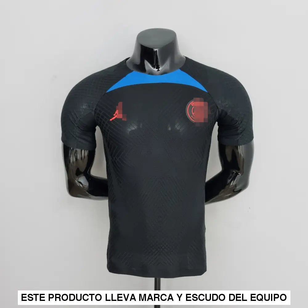 Camiseta PSG 22-23, Entreno Negro (Player Version)