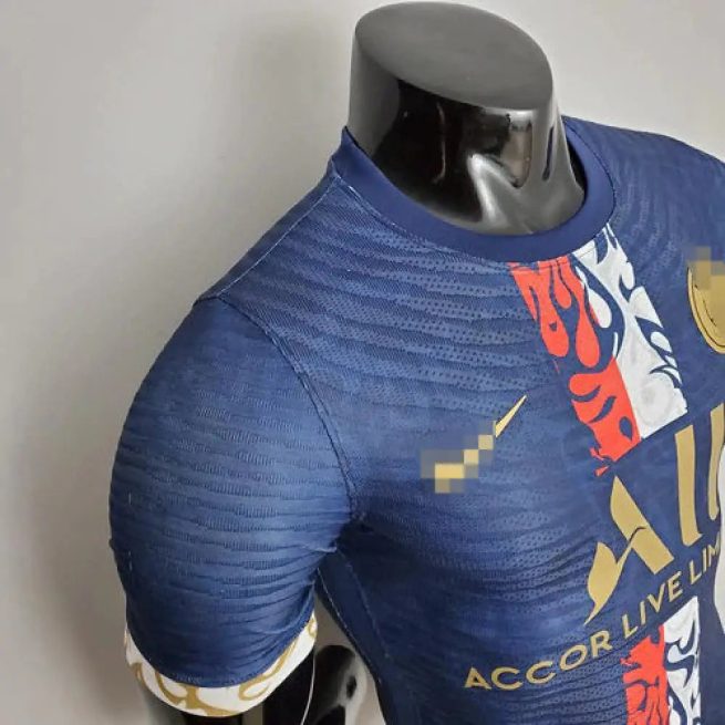 Camiseta PSG 22-23, Pre-Partido Azul (Player Version)