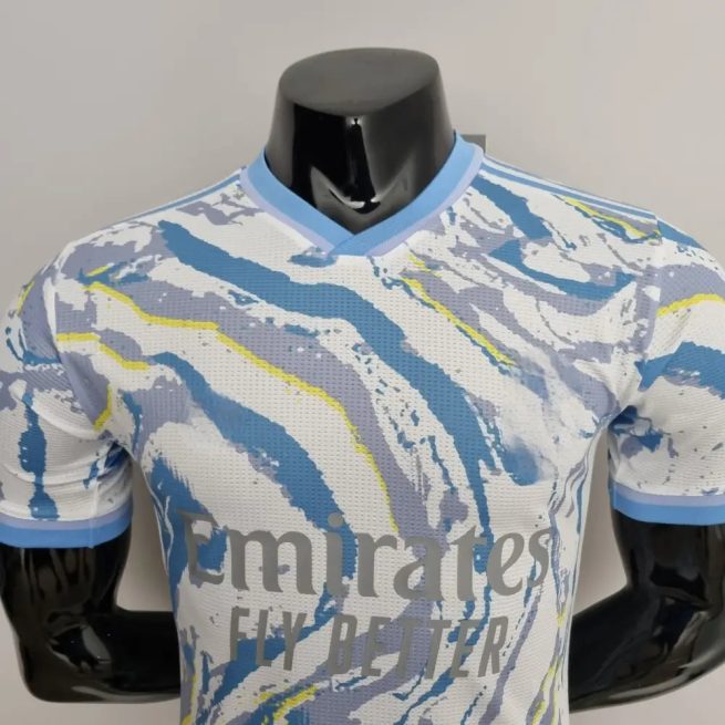 Camiseta Real Madrid 22-23, Edicion Especial Azul Blanco (Player Version)